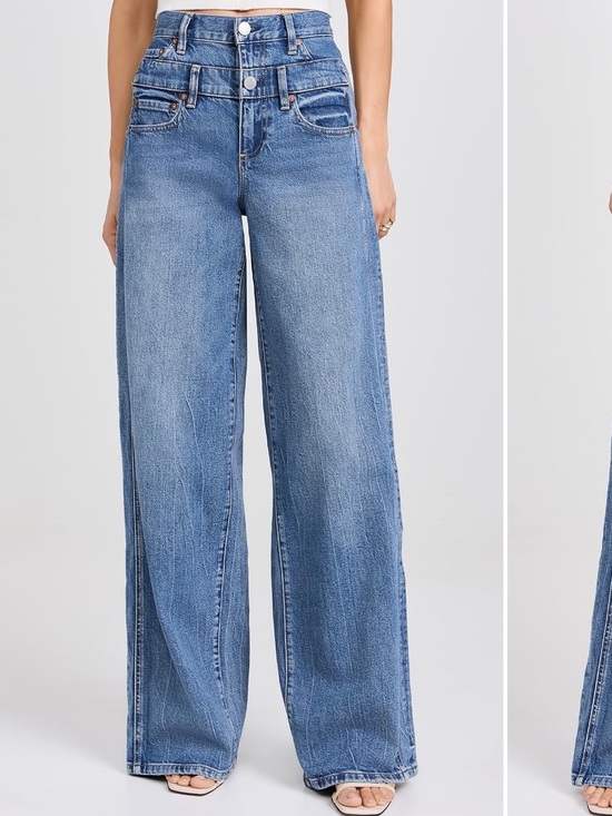 Alice + Olivia Denim - Alice + Olivia Double Waistband Cool Jeans